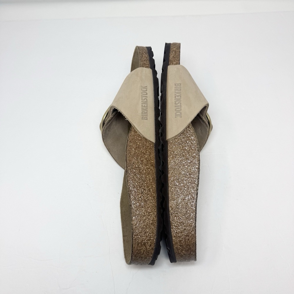 Birkenstock Madrid Big Buckle Slide Sandals Womens Size 7 Narrow Nubuck Leather - Picture 9 of 10